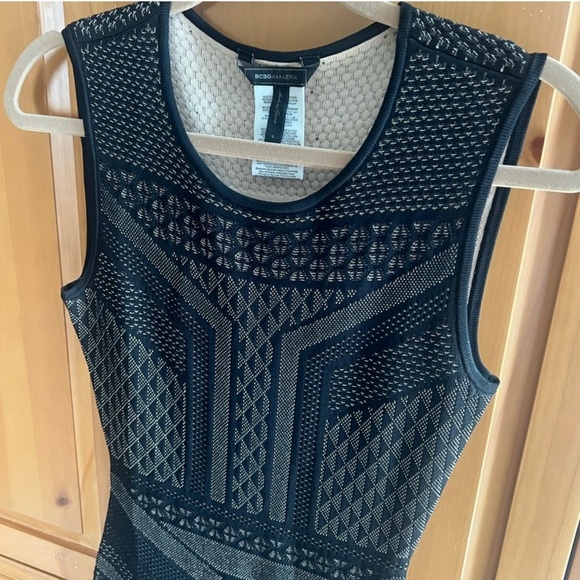 NWOT BCBGMAXAZRIA Jacquard Bandage Dress - Picture 2 of 3